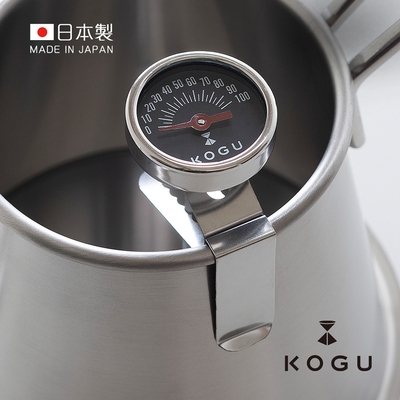 日本下村KOGU 日製不鏽鋼夾掛式手沖咖啡溫度計