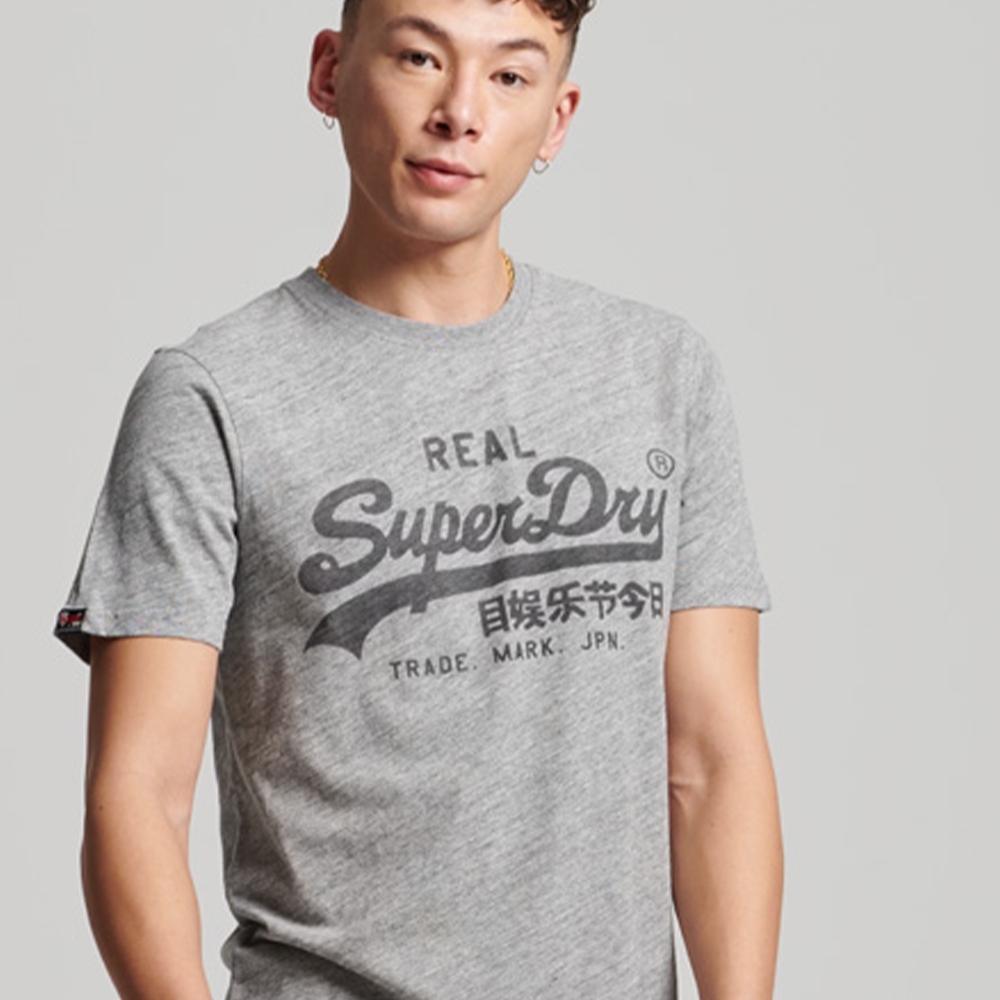 SUPERDRY 男裝 短袖T恤 VL 灰