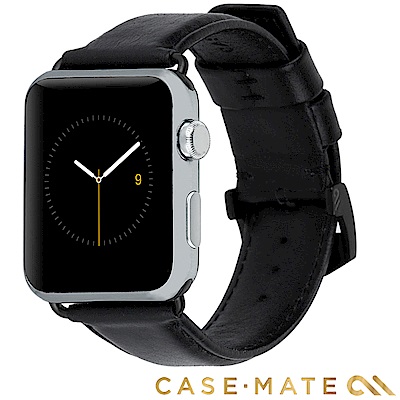 美國Case-Mate AppleWatch Series4 44/42mm小牛皮錶帶-黑