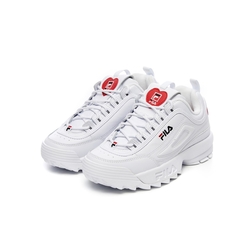 FILA DISRUPTOR 2 HEART #情人節限定 女運動鞋-愛心白