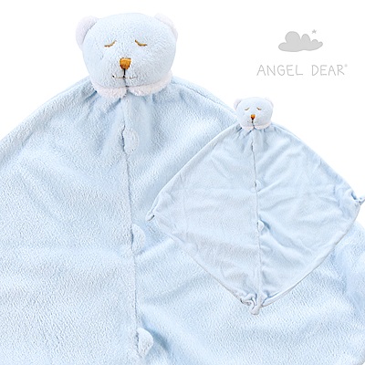 Angel Dear 動物嬰兒安撫巾 (藍色熊熊)