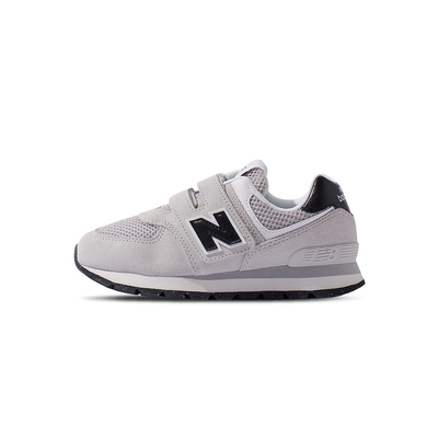 New Balance NB574 中童 灰色 魔鬼氈 舒適 運動 慢跑鞋 PV574DMG