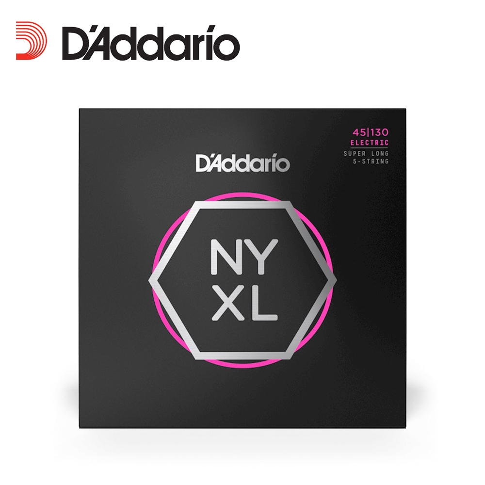 Daddario NYXL  電貝斯包覆弦 加長五弦 45-130SL