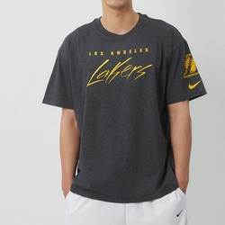 Nike AS LAL M NK CTS VS Max 90 Tee 男款 黑色 NBA 湖人 短袖 DX9913-032