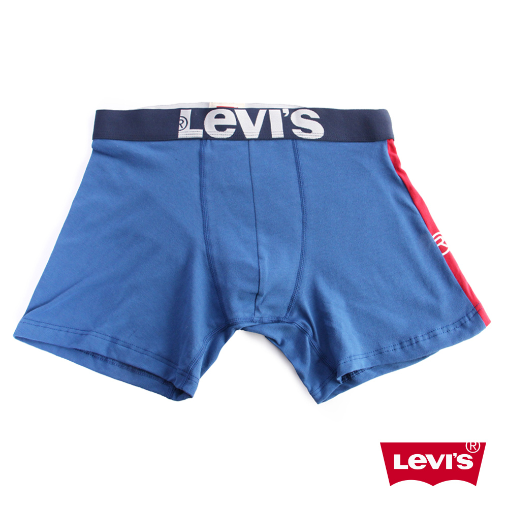 Levis 四角褲Boxer 彈性貼身 藍色