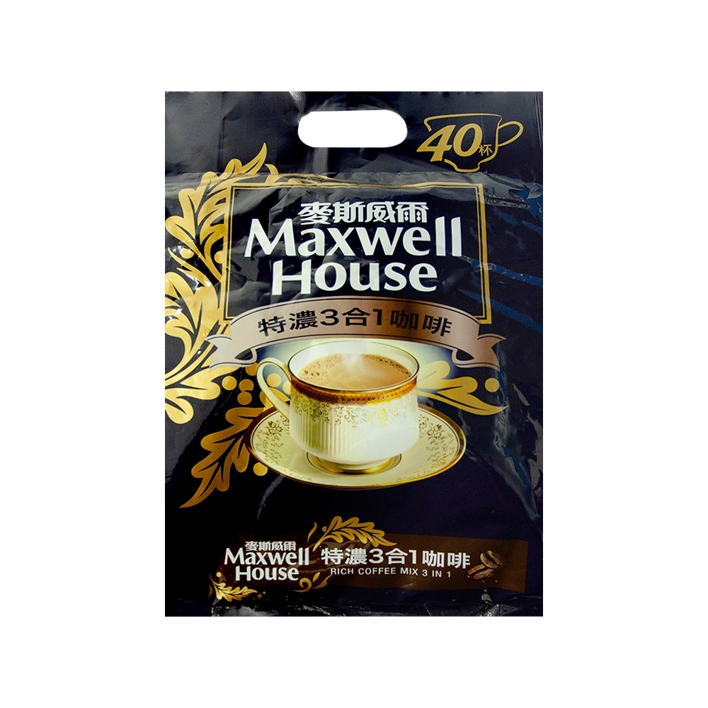 Maxwell麥斯威爾 特濃3合1咖啡(13gx40包)