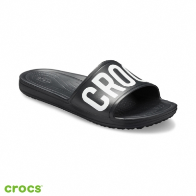 Crocs 卡駱馳 (女鞋) 思瓏瘋狂LOGO女士涼拖 205945-001