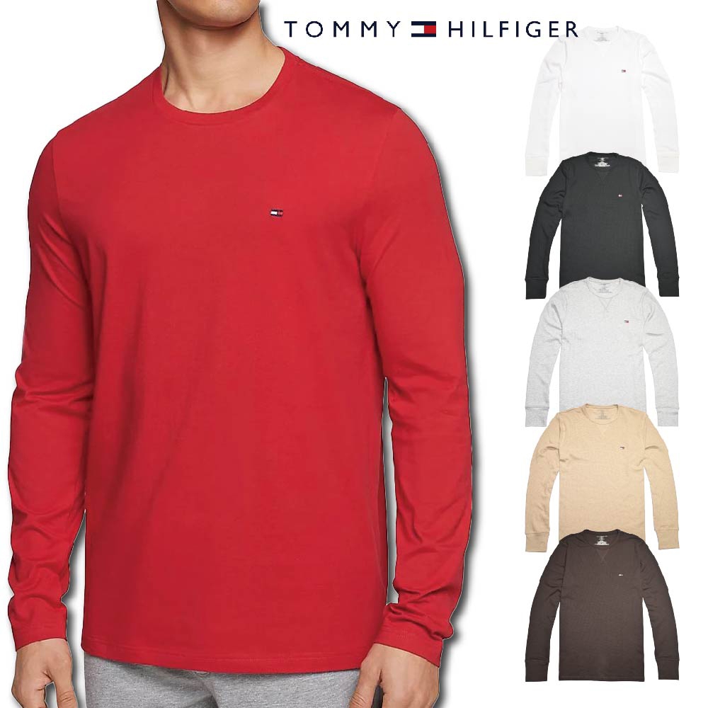 時時樂限定】Tommy Hilfiger 薄款針織長袖上衣簡約時髦中性休閒男/女裝