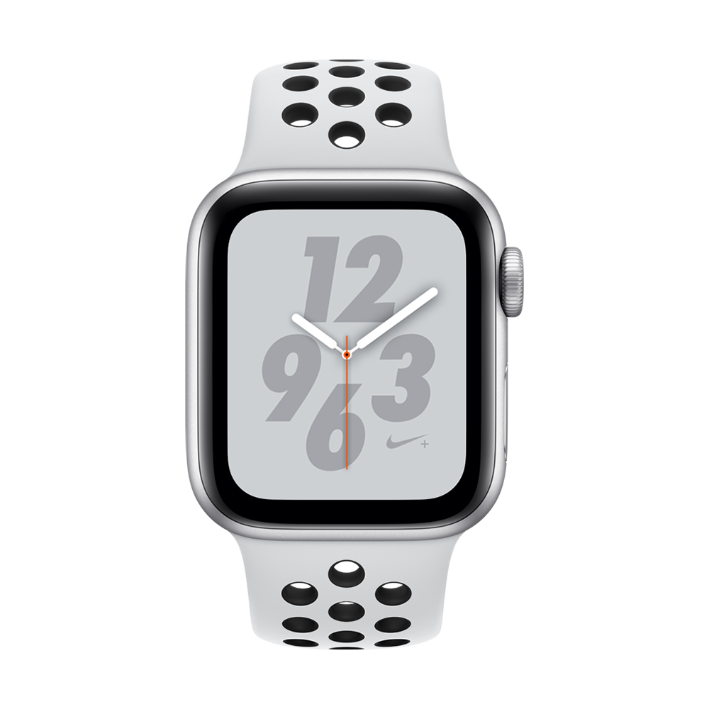 Apple Watch Nike+ S4(GPS+網路)40mm 銀色鋁金屬錶殼+白色錶帶