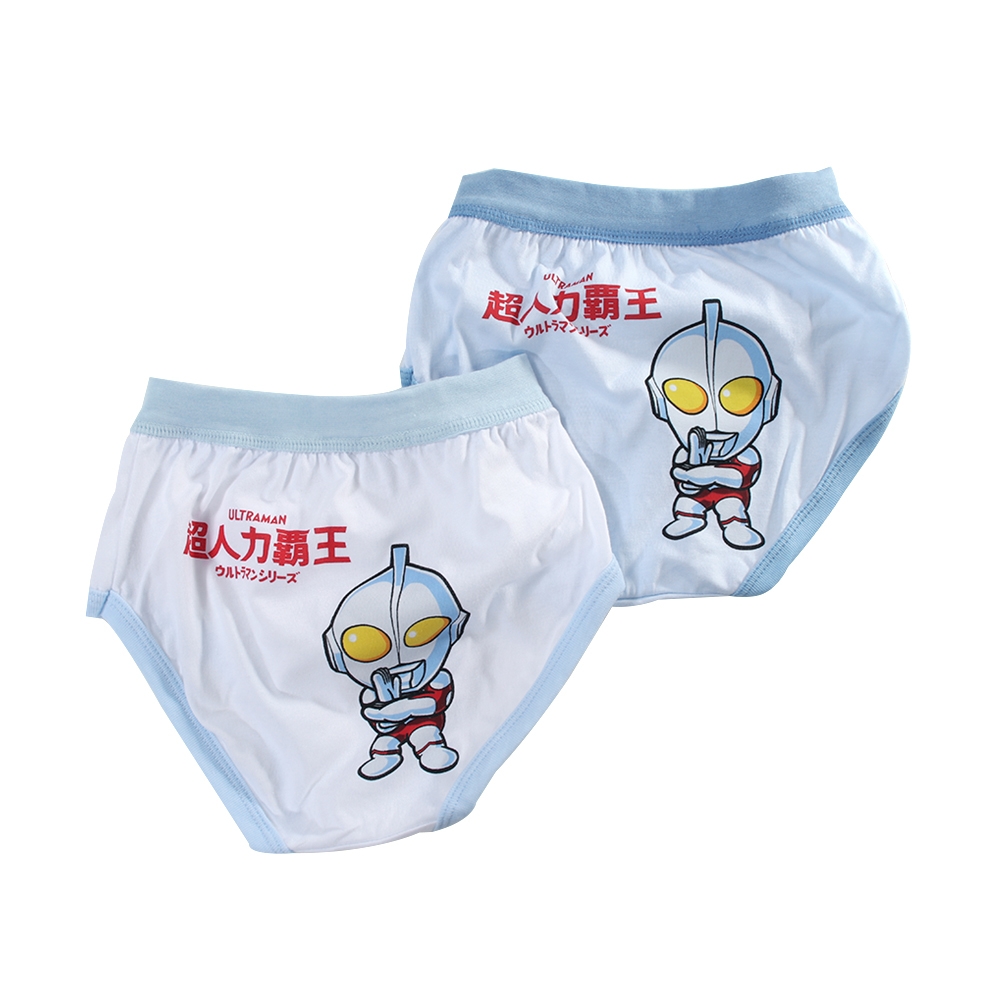 魔法Baby~男童內褲(4件一組) 台灣製卡通超人力霸王正版純棉三角內褲  k51753