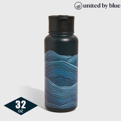 United by Blue 32oz 不鏽鋼保溫瓶 707-277｜605-海浪-深藍 (945ml)