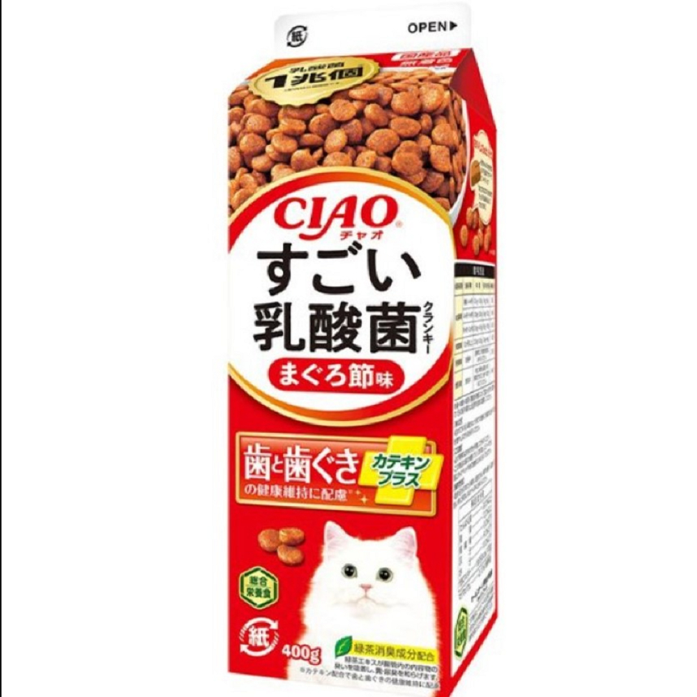 CIAO 1兆個乳酸菌 綜合營養餅乾牛奶盒 400G