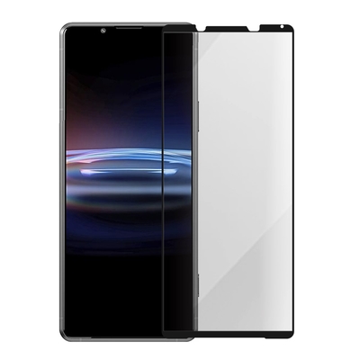 Metal-Slim Sony Xperia PRO-I 全膠滿版9H鋼化玻璃貼-晶鑽黑