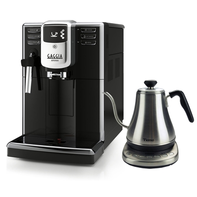 GAGGIA ANIMA 義式全自動咖啡機110V+Tiamo 電細口壺0.8L 110V(HG7272+HG2448)