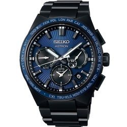 【黑標款】SEIKO 精工 Astron GPS solar衛星定位雙時區鈦金屬手錶-5X53-0BV0B/SSH121J1