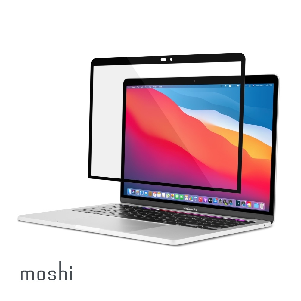 Moshi iVisor XT for MacBook Pro/Air 13 無氣泡易安裝亮面螢幕保護貼