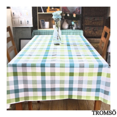 TROMSO 北歐生活抗汙防水桌布-斯特藍綠格