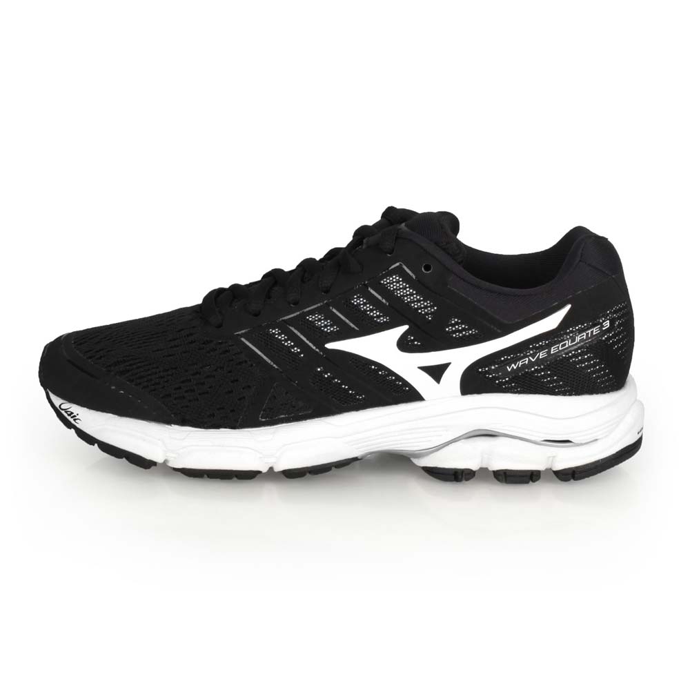 MIZUNO WAVE EQUATE 3 女慢跑鞋-路跑  黑白