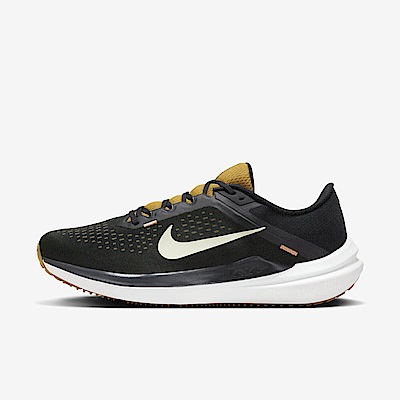 Nike Air Winflo 10 [DV4022-009] 男 慢跑鞋 運動 路跑 訓練 基本款 緩震 黑 土黃