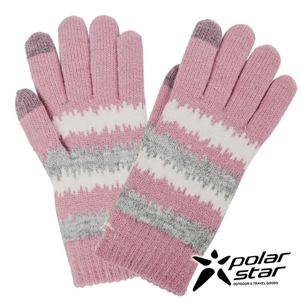 【PolarStar】女觸控保暖手套『粉紅』P20604