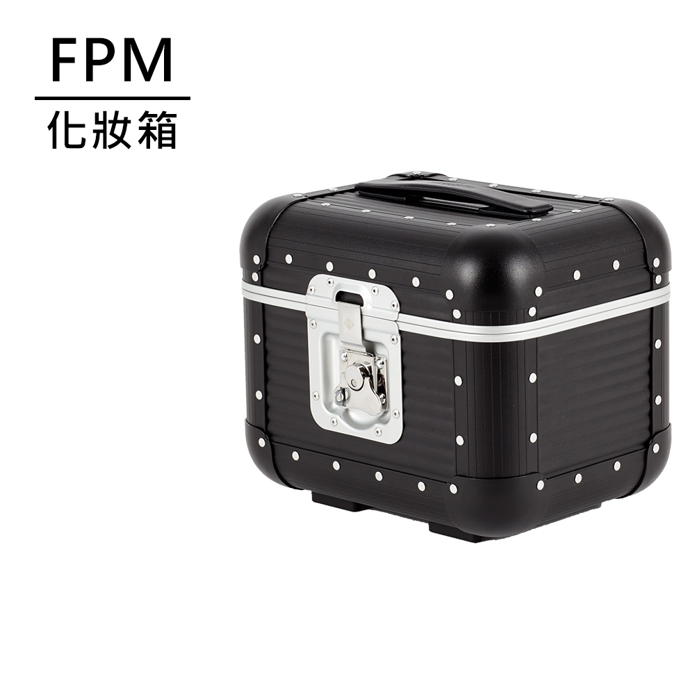 (送專櫃收納袋)FPM MILANO BANK Caviar Black系列 化妝箱 松露黑 (平輸品)