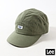 Lee 小方框Logo五分割帽 棒球帽 單車帽 可調式 橄欖綠 product thumbnail 1
