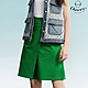 OUWEY歐薇 時髦帥氣造型排釦裙片棉質褲裙(綠色；S-L)3232162410 product thumbnail 1