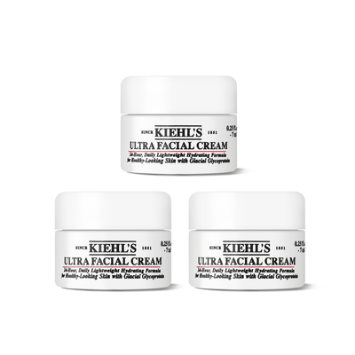 Kiehl s 契爾氏 冰河醣蛋白保濕霜 7ml 3入組