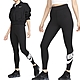 Nike W NSW NK CLSC GX HR TIGHT F 女款 黑色 運動 休閒 長褲 束褲 DV7792-010 product thumbnail 1