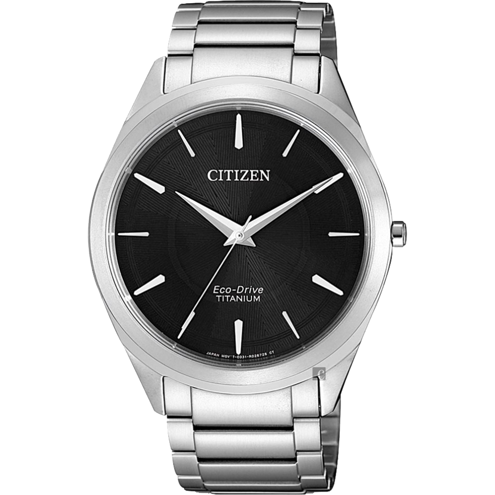 CITIZEN 星辰 光動能鈦金屬手錶-黑(BJ6520-82E)