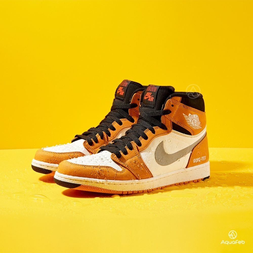 Nike Jordan 1 High Element GORE-TEX 男鞋AJ1 薑黃色防水經典高筒籃球