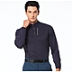【Lynx Golf】男款合身版吸排抗UV素面造型貼膜設計夜光織帶長袖立領POLO衫(二色) product thumbnail 8