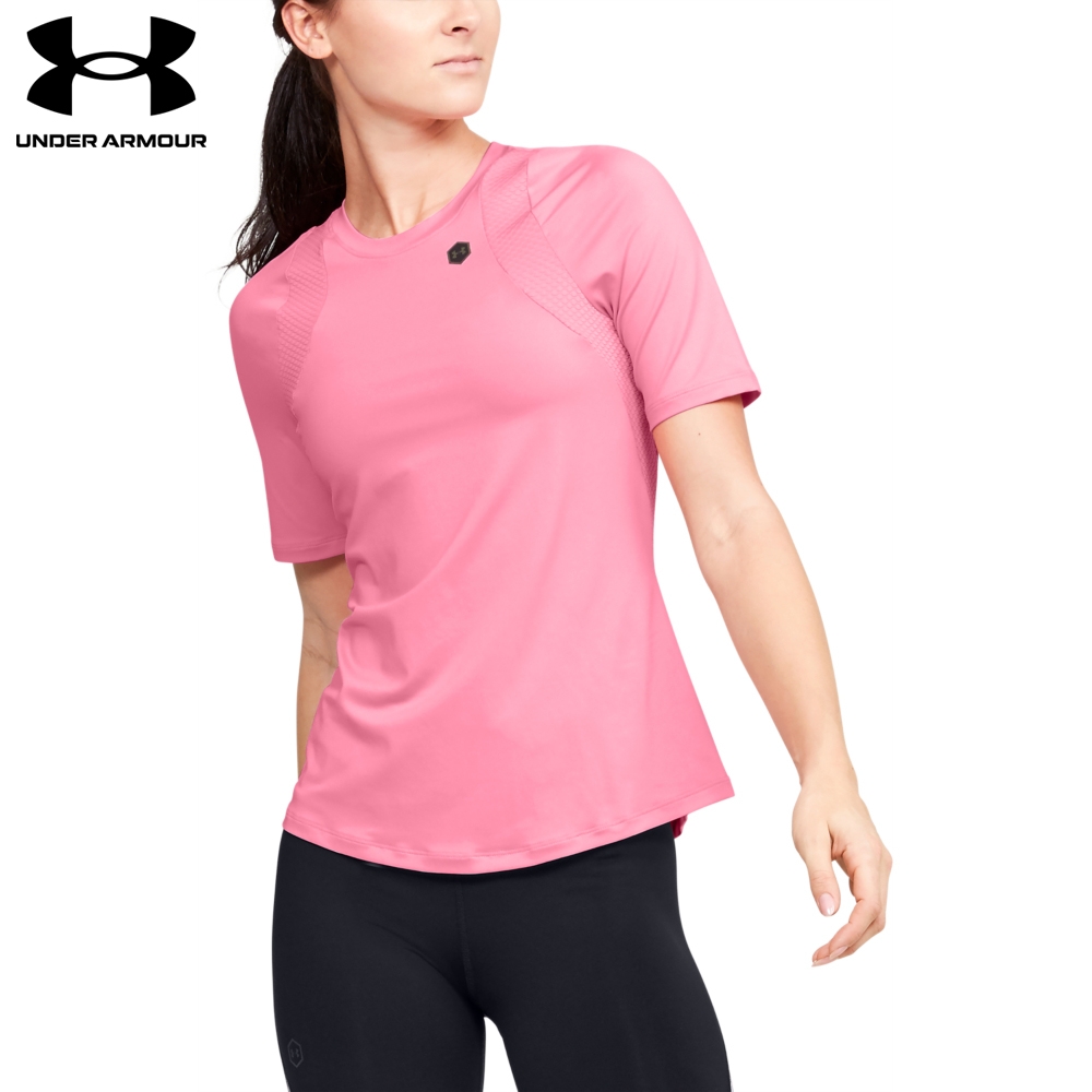 【UNDER ARMOUR】UA 女 Rush短T-Shirt-優惠商品