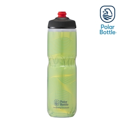 Polar Bottle 24oz 24oz 雙層保冷噴射水壺 Jersey Knit 螢光色 Highlighter