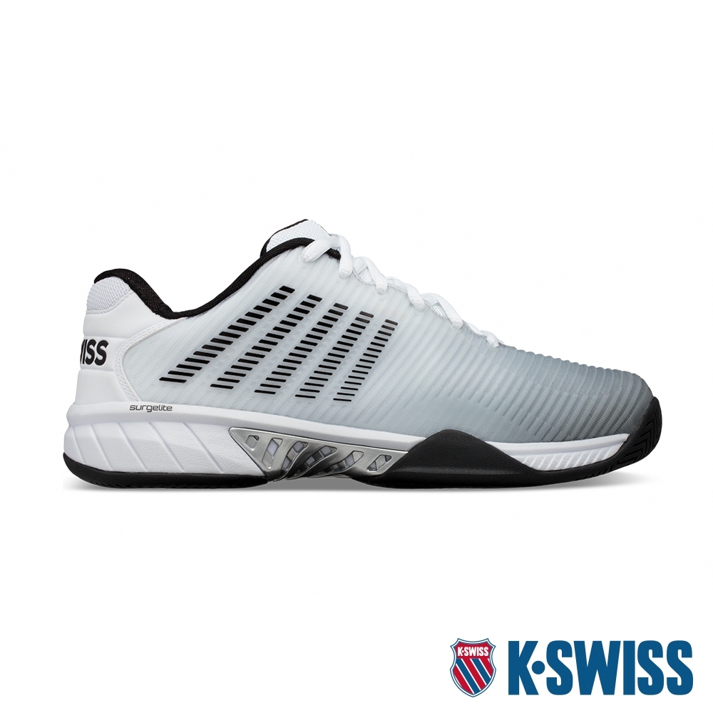 K-SWISS Hypercourt Express 2透氣輕量網球鞋-男-白/黑/灰