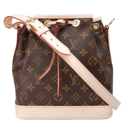 LV Louis Vuitton路易威登 M40817 經典Monogram Noe BB束口肩背水桶包(迷你)