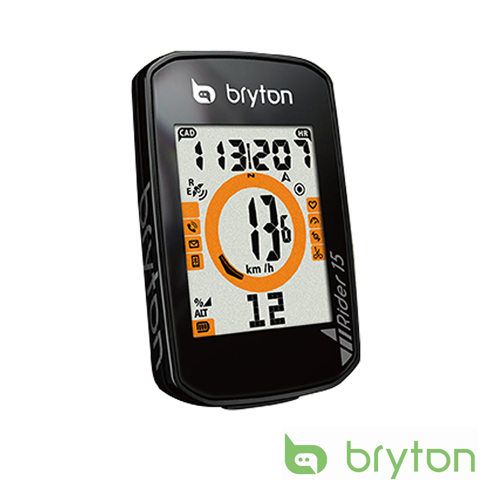 Bryton Rider 15E GPS 無線自行車記錄器