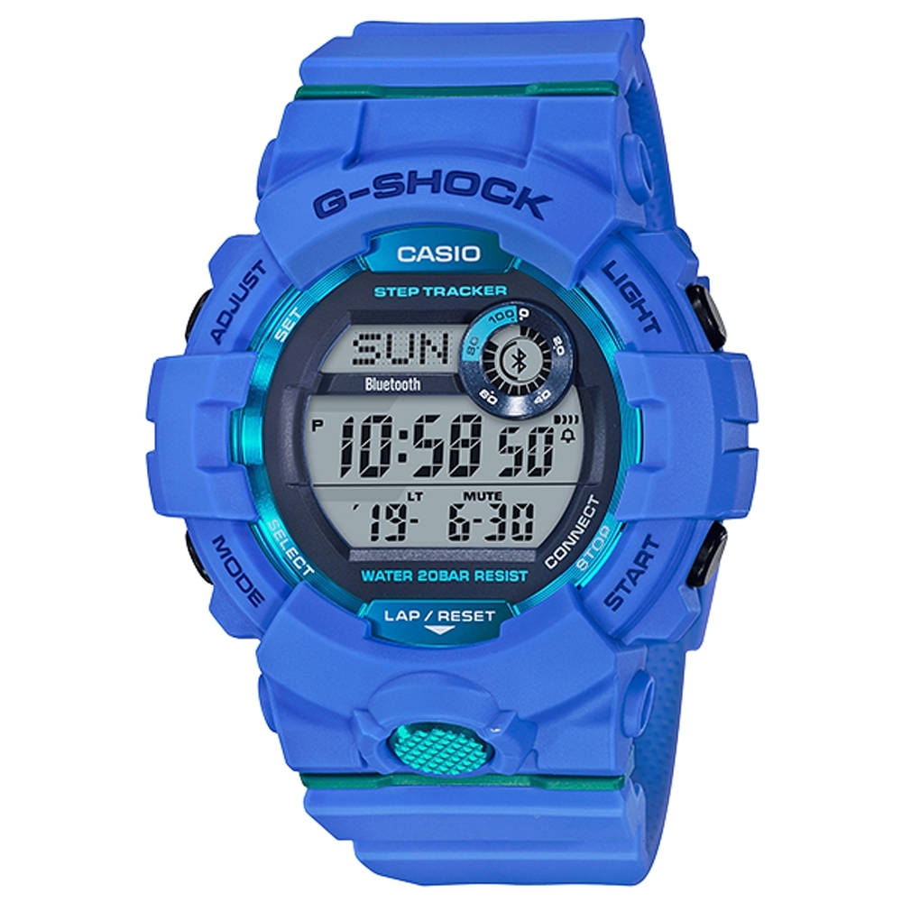 G-SHOCK 藍牙連線鍛鍊分析運動錶(GBD-800-2)-48.6mm