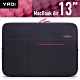 YADI MacBook Air 13吋專用內袋_抗衝擊_防震機能_粉蝶紅 product thumbnail 1