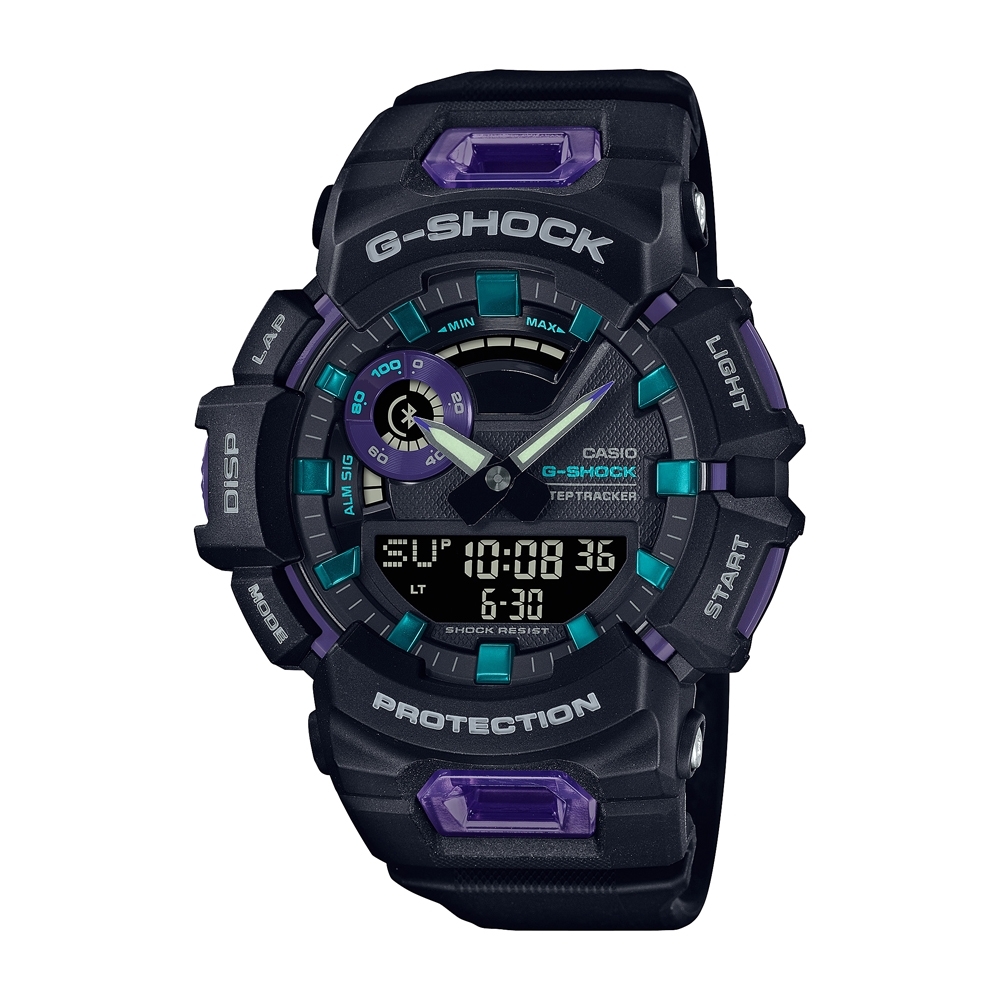 CASIO 卡西歐 G-SHOCK 雙顯手錶GBA-900-1A6-黑/51.3mm