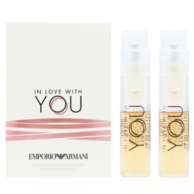 Emporio Armani IN LOVE WITH YOU M EDP 愛上你女性淡香精1.2ML X2入