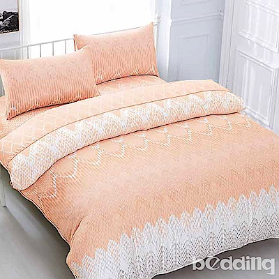 BEDDING-100%天絲萊賽爾-特大6x7薄床包 鋪棉兩用被套四件組-格蕾