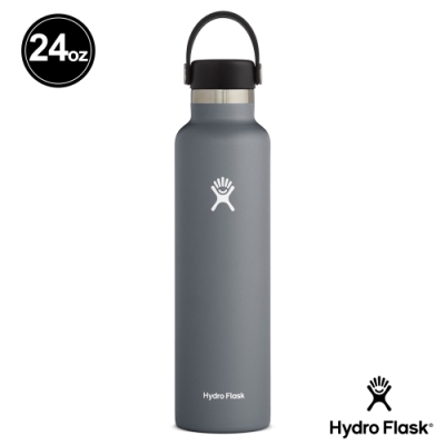 美國Hydro Flask 真空保冷/熱 標準口鋼瓶710ml 石板灰