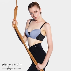 【pierre cardin 皮爾卡登女性內衣】高支撐透氣罩杯L型鋼圈內衣-灰