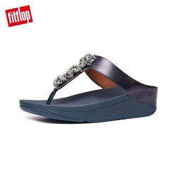 【FitFlop】GALAXY TOE-THONGS 閃亮串珠造型夾腳涼鞋-