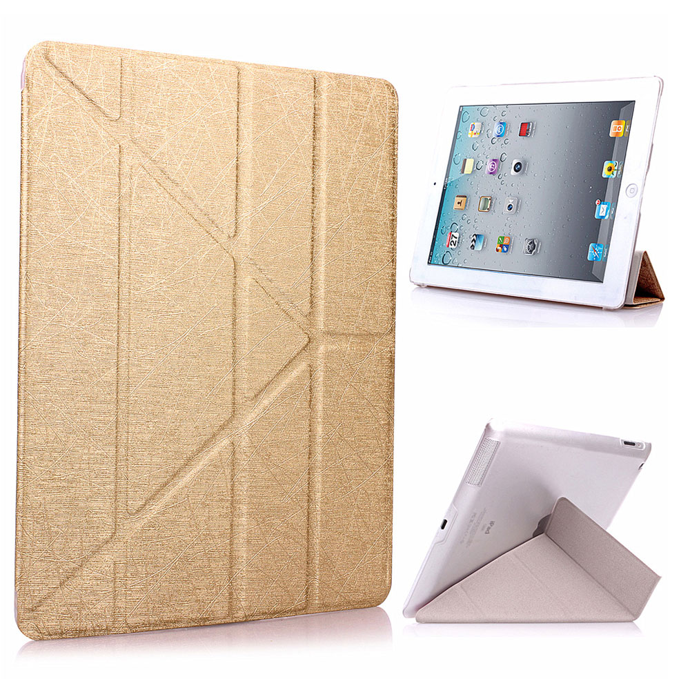 Apple iPad 2/3/4 Y折式側翻皮套(附保貼) product image 1