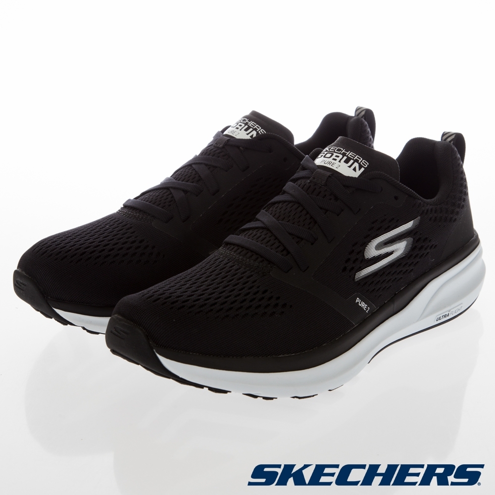 SKECHERS 男慢跑系列 GORUN PURE 2-220204BKW