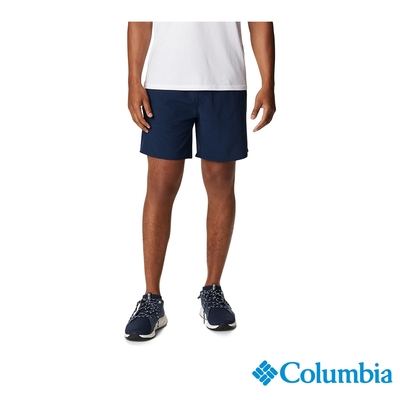 Columbia哥倫比亞 男款-快排短褲-深藍 UAE82690NY / S23