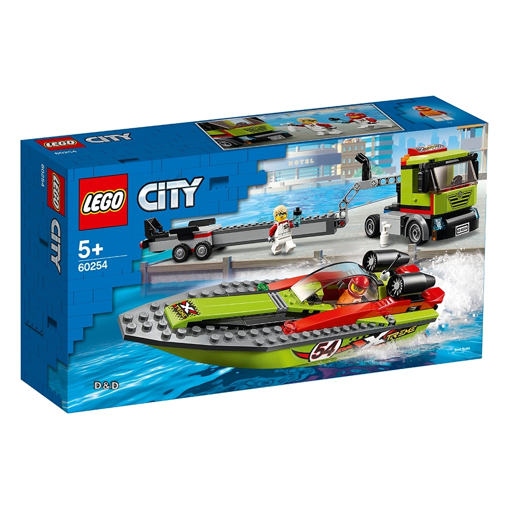 樂高LEGO 城市系列 - LT60254 賽艇運輸車