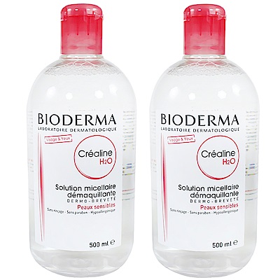 Bioderma貝膚黛瑪 舒敏高效潔膚液 500ml 雙瓶組